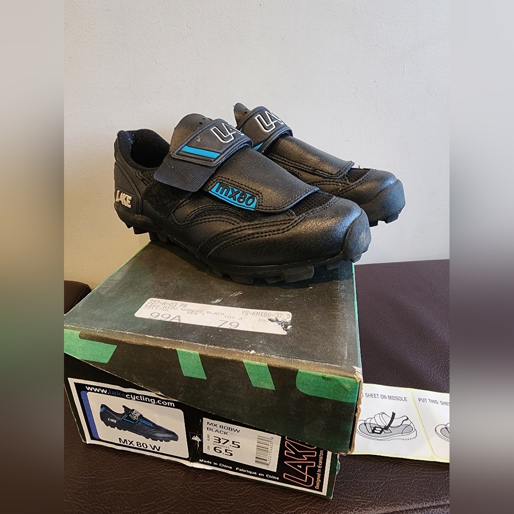 Lake MX 80 W Cycling Shoes, 6.5, BLACK
